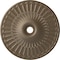 Ekena Millwork Galveston Ceiling Medallion (Canopies up to 4 3/4"), 36 5/8"OD x 3 5/8"ID x 2 3/8"P, Warm Silver CM36GLWSS - alternate 1